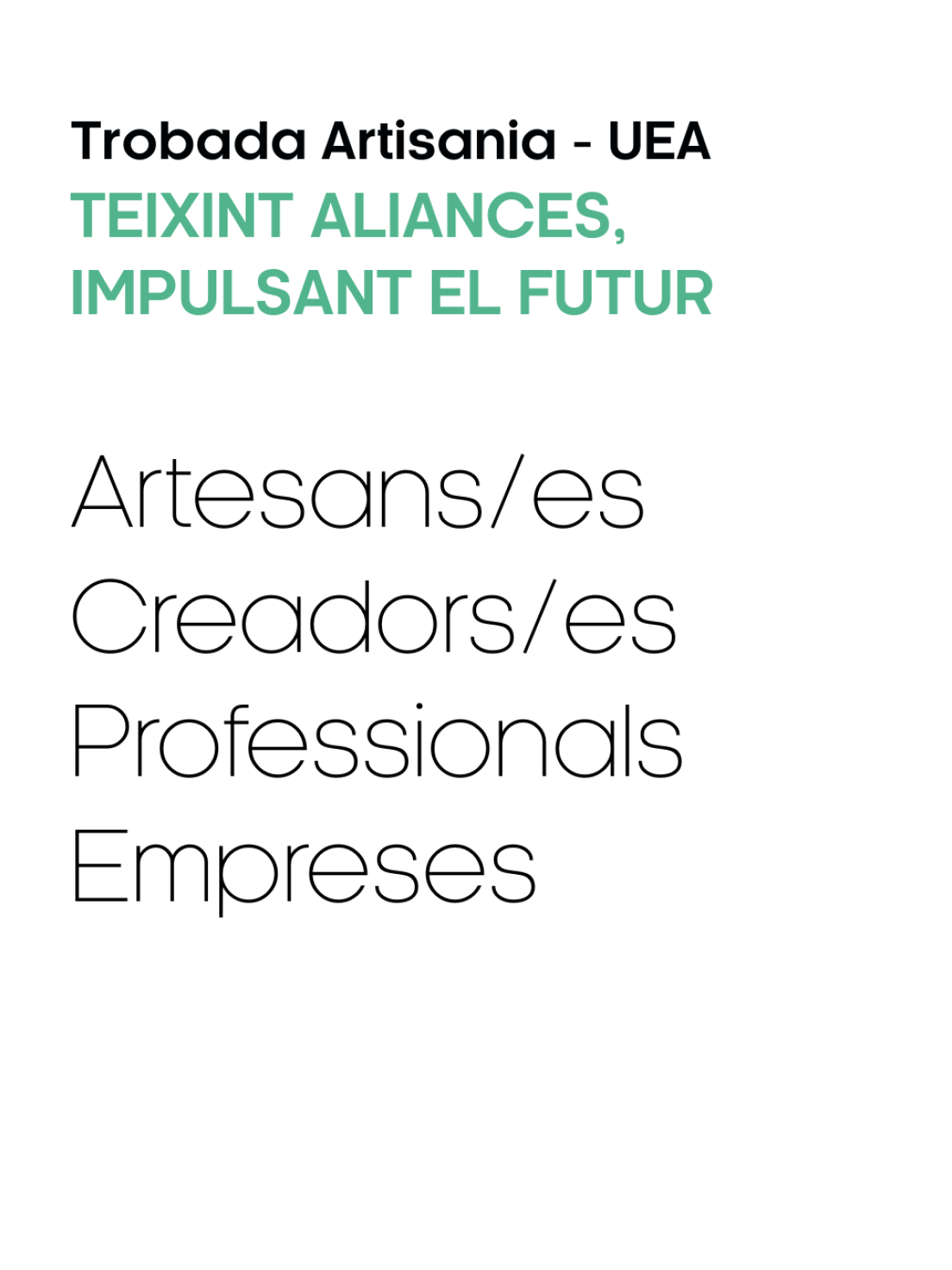Trobada Artisania Uea