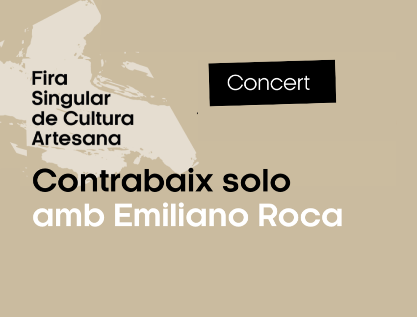 CONCERT: Contrabaix solo, amb Emiliano Roca. 