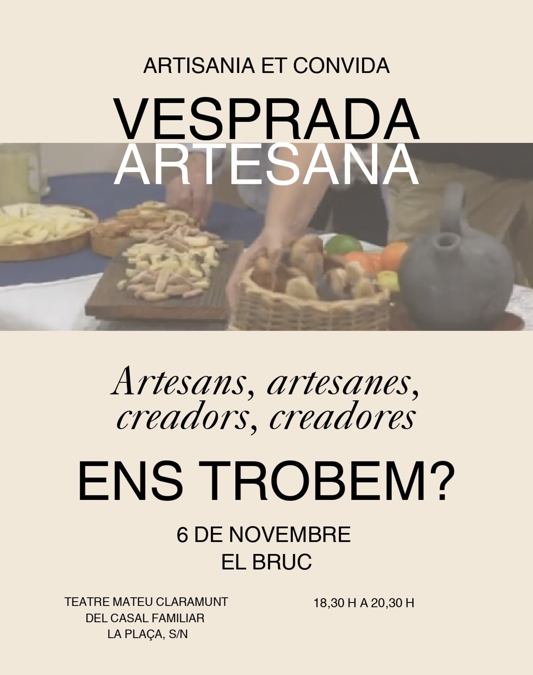 Vesprada Artesana: un espai per escoltar, dialogar i imaginar el futur de l’artesania a l’Anoia