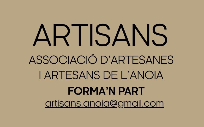 ARTISANS: una veu compartida per a l’artesania de l’Anoia