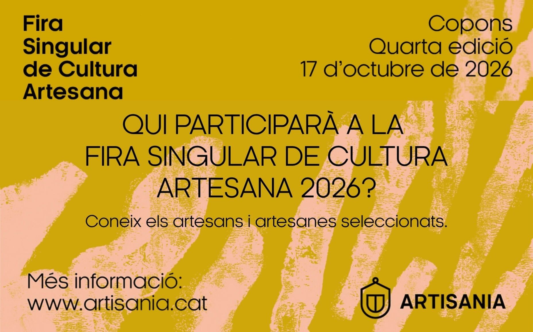 Seleccionats els artesans i artesanes que participaran a la Fira Singular de Cultura Artesana 2026