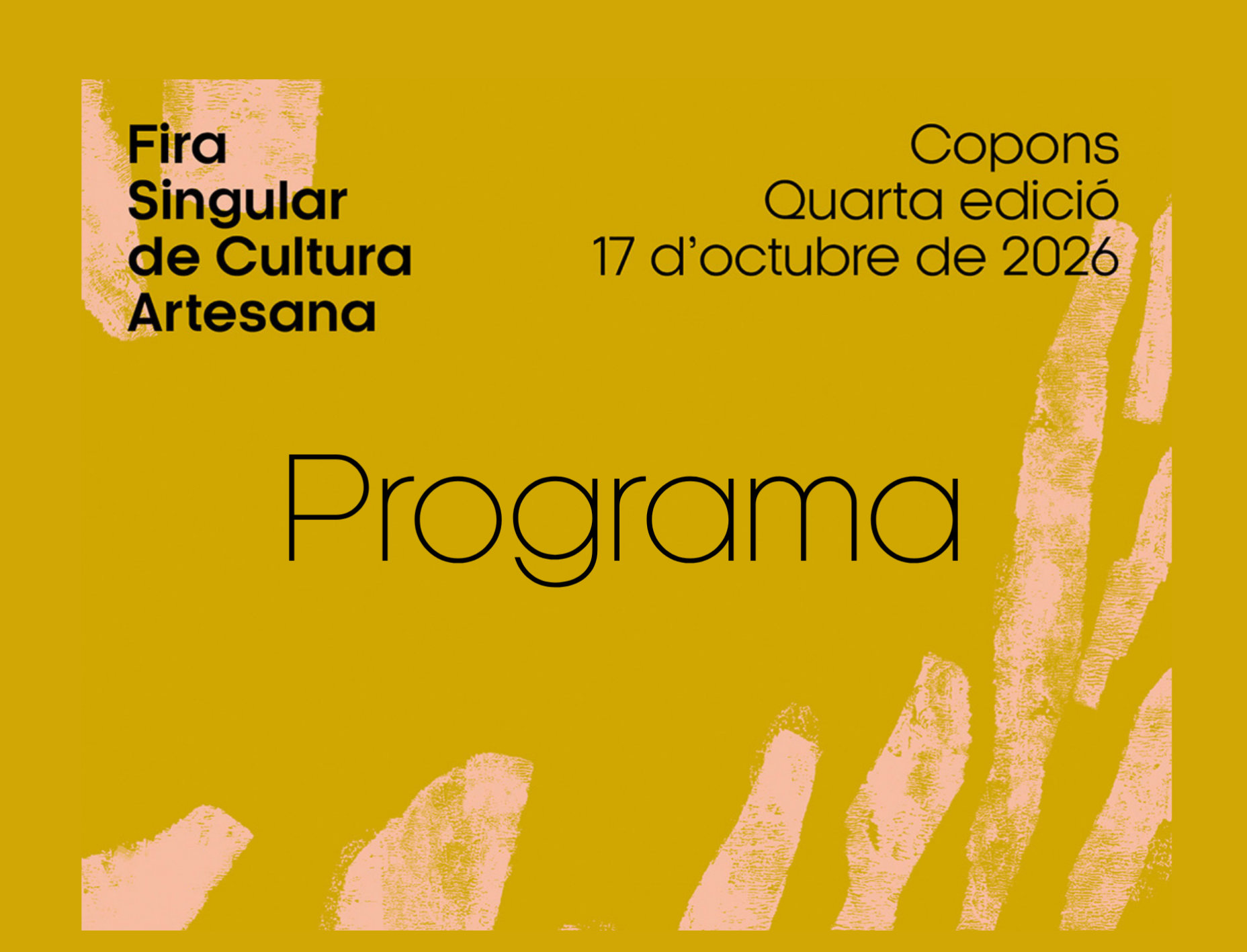 PROGRAMA - Fira Singular de Cultura Artesana 2026